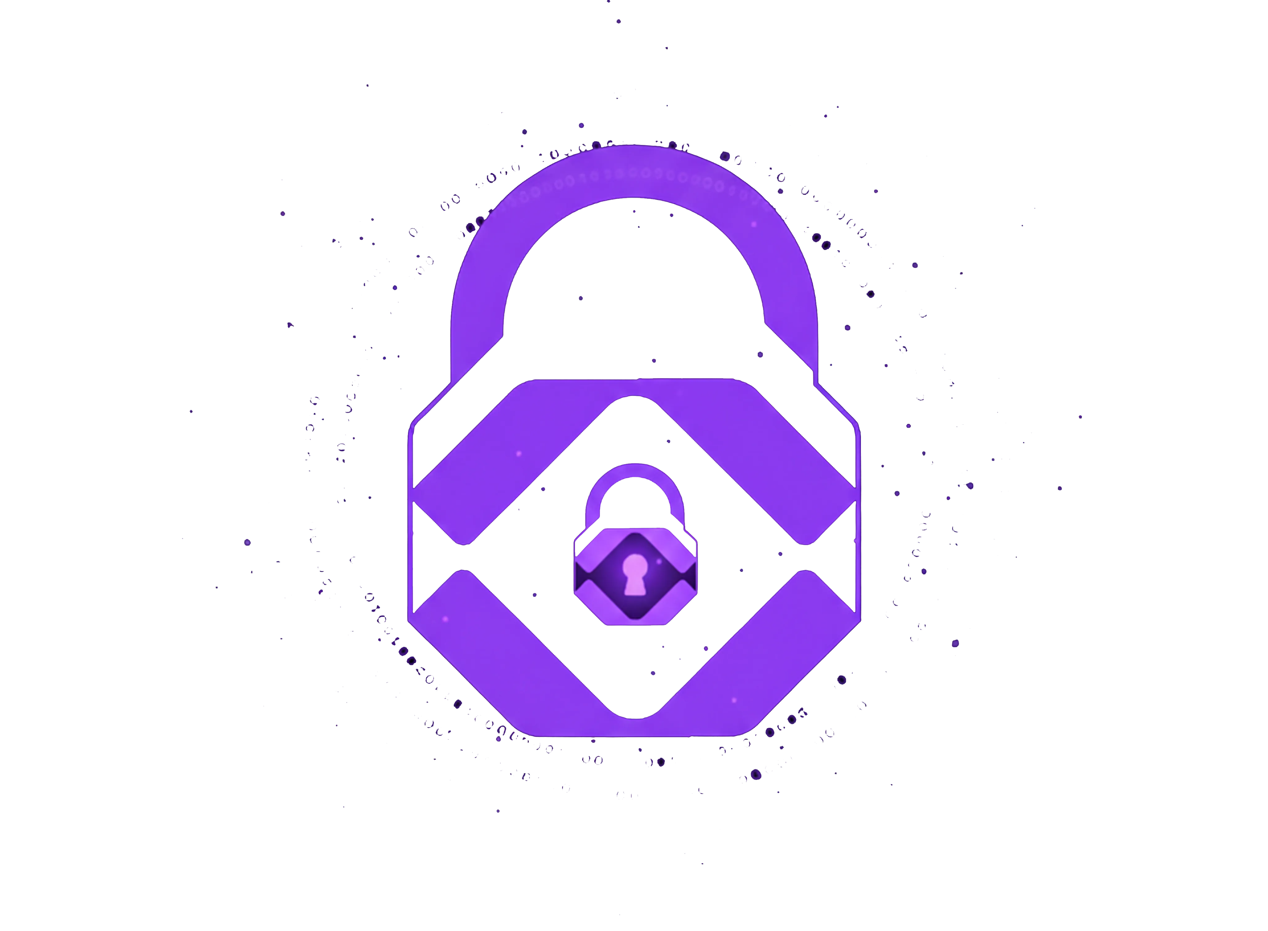 Lock background decoration